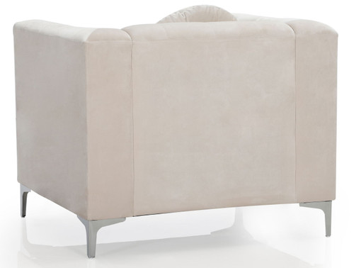 Elegant Contemporary Chair - Ivory