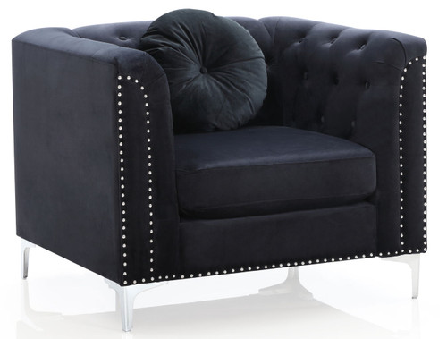 Elegant Contemporary Chair - Black