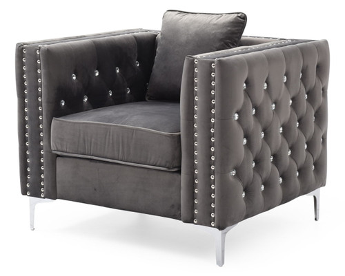 Paige - Chair - Gray