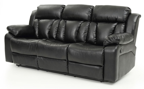 Daria - Reclining Sofa - Black