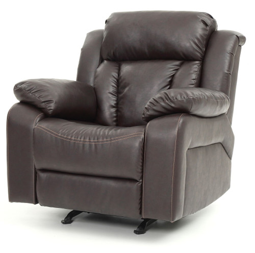 Daria - Rocker Recliner - Dark Brown