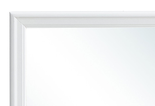 Elegant Transitional Mirror - Silver Champagne