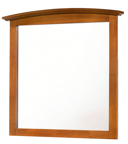 Elegant Wall Mirror - Oak