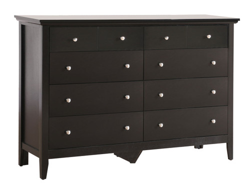 Elegant Casual Dresser - Black