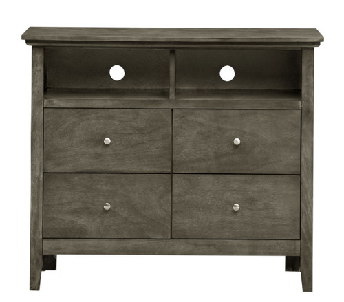 Charming TV Media Chest - Gray