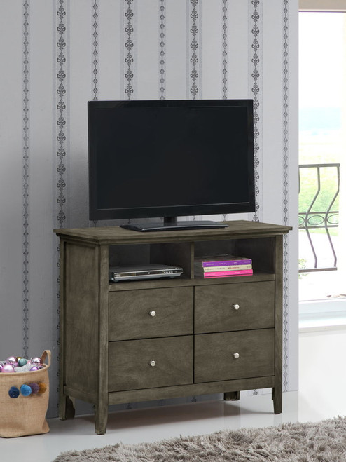 Charming TV Media Chest - Gray