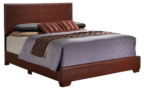 Aaron - Queen Bed - Light Brown