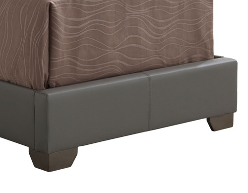 Aaron - Full Bed - Light Gray