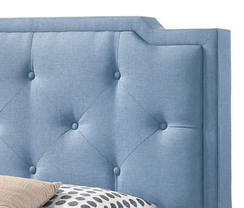 Twin Bed Stylish Vibrant - Blue