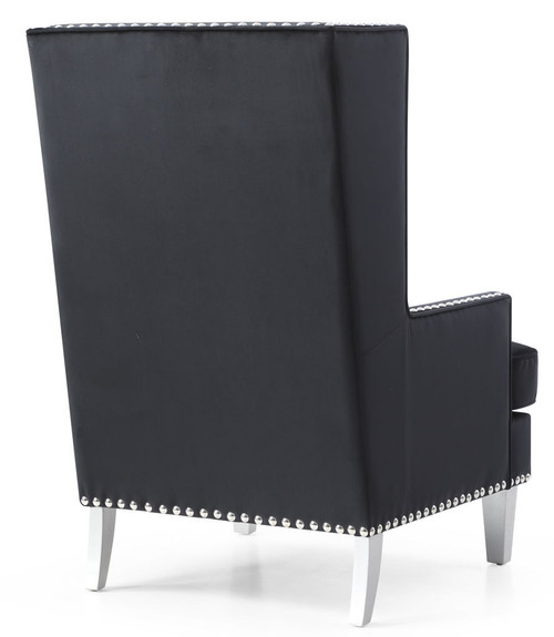 Elegant Traditional Accent Chair - Black