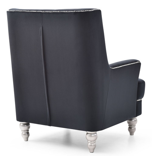 Traditional Armchair Elegant - Black