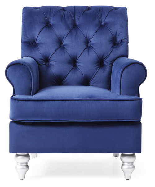 Charming Traditional Armchair - Blue