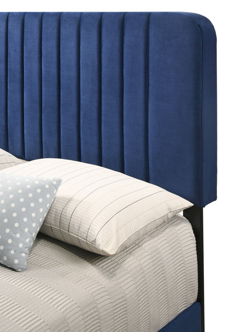Lodi - Full Bed - Navy Blue