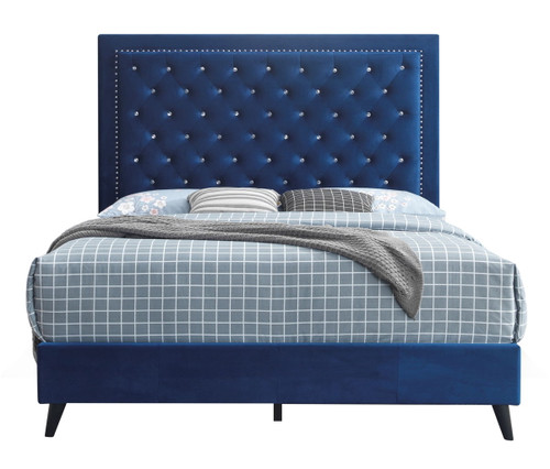 King Bed - Navy Blue