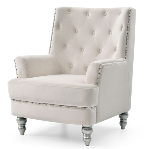 Elegant Armchair For Cozy Spaces - Ivory