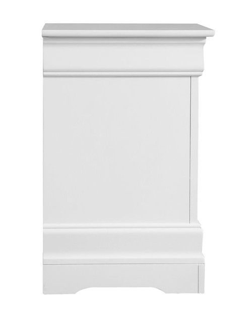 Louis Phillipe - Elegant Nightstand - White