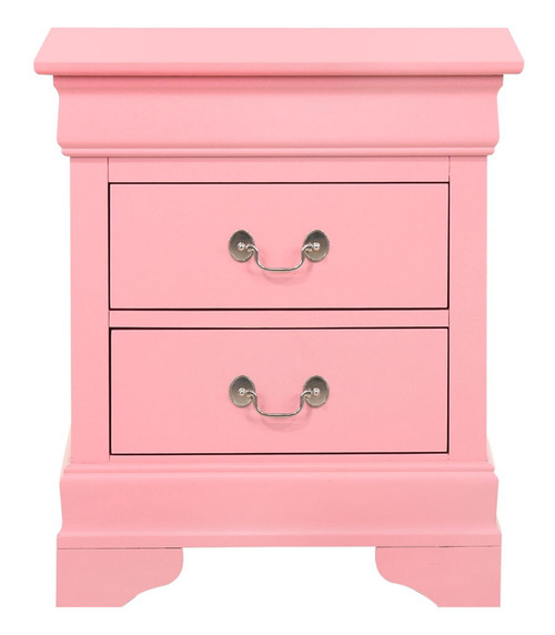 Louis Phillipe - Charming Nightstand - Pink