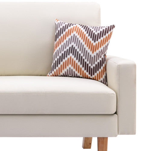 Bahamas - Sofa With 2 Throw Pillows - Beige
