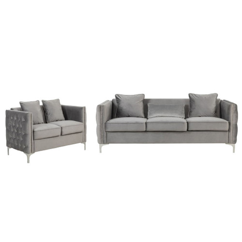 Bayberry - Sofa Loveseat Living Room Set - Gray