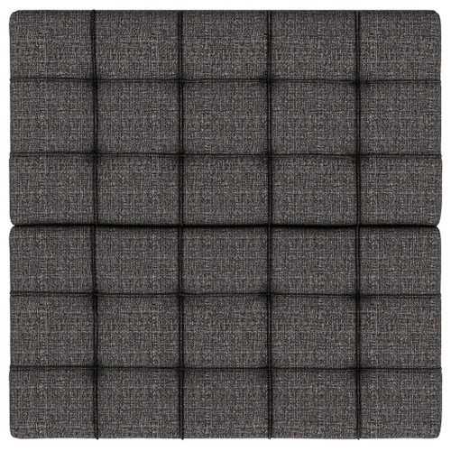 Harrison - Small Square Coffee Table Storage Ottoman - Ebony