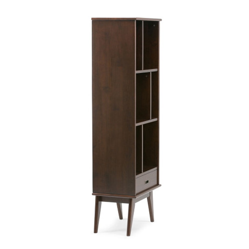 Draper - Mid Century Bookcase And Storage Unit - Medium Auburn Brown
