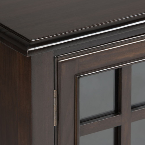 Connaught - Low Storage Cabinet - Dark Chestnut Brown