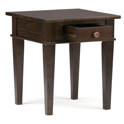 Carlton - End Table - Dark Tobacco Brown