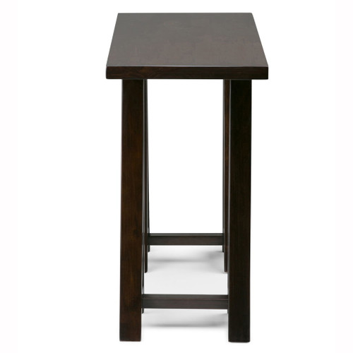 Sawhorse - Console Sofa Table - Dark Chestnut Brown
