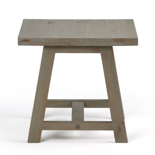 Sawhorse - End Table - Distressed Gray