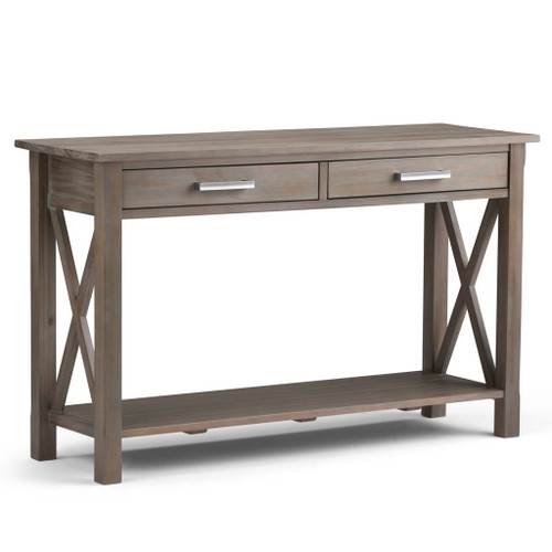 Kitchener - Console Sofa Table - Distressed Gray