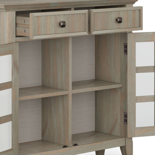 Acadian - Entryway Storage Cabinet - Distressed Gray