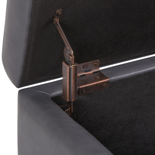 Hamilton - Storage Ottoman - Stone Gray