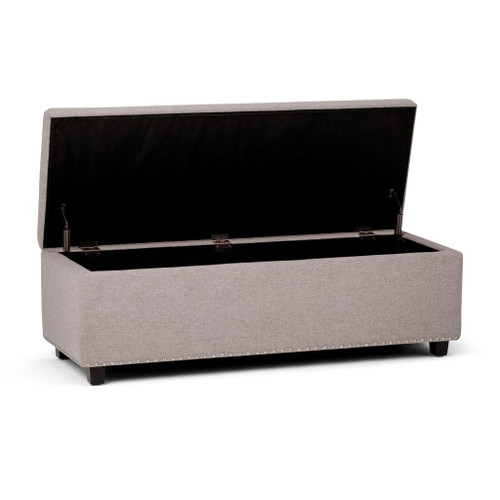 Hamilton - Storage Ottoman - Cloud Gray