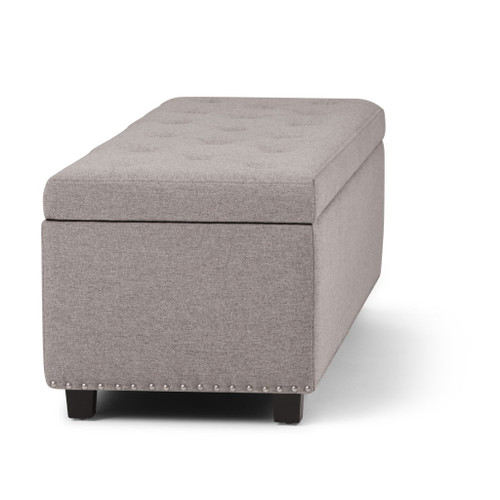 Hamilton - Storage Ottoman - Cloud Gray