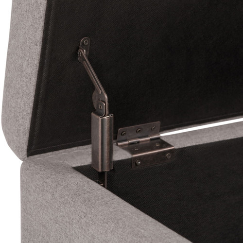 Hamilton - Storage Ottoman - Cloud Gray