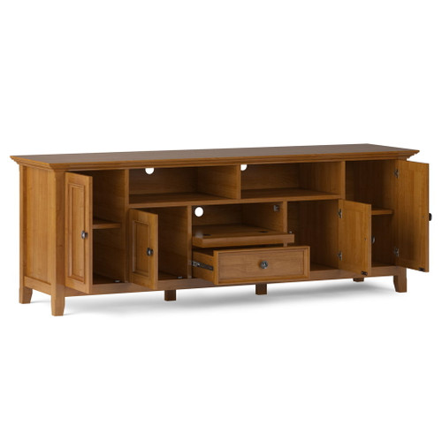 Amherst - Wide TV Media Stand - Light Golden Brown