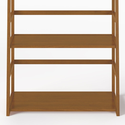 Acadian - Ladder Shelf Bookcase - Light Golden Brown