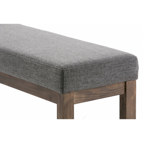 Milltown - Large Ottoman Bench - Gray