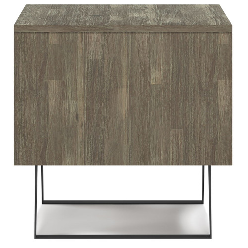 Lowry - End Table - Distressed Gray