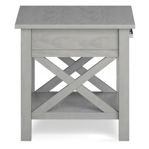 Kitchener - End Table - Fog Gray