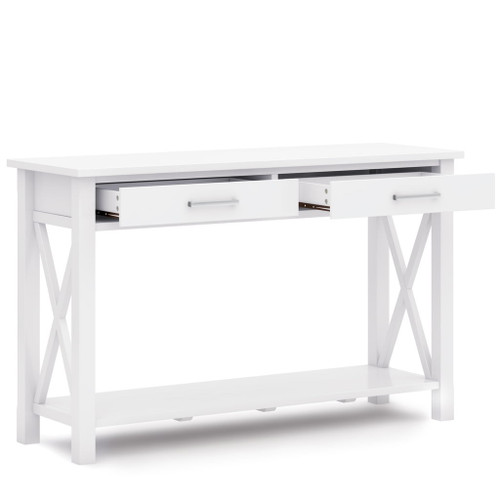 Kitchener - Console Sofa Table - White