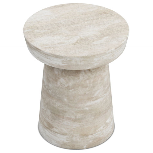 Robbie - Accent Table - Distressed White Wash