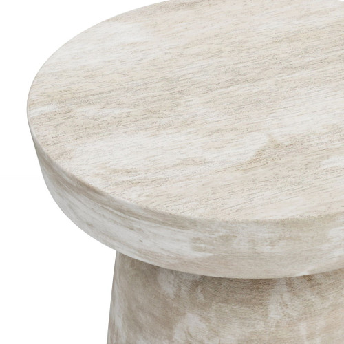 Robbie - Accent Table - Distressed White Wash