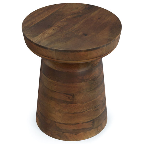 Robbie - Accent Table - Walnut Brown