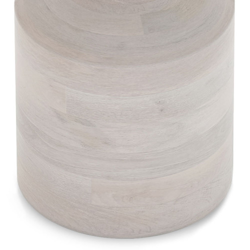 Haynes - Wooden Accent Table - White Wash
