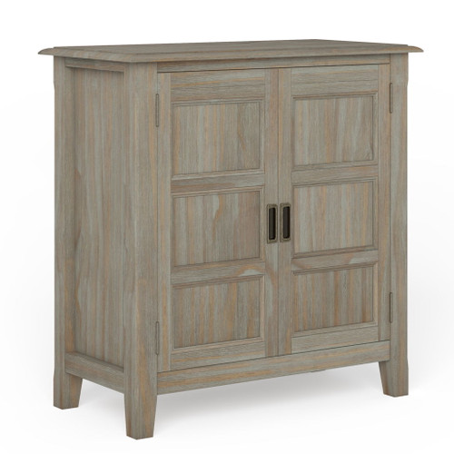 Burlington - Low Storage Cabinet - Distressed Gray