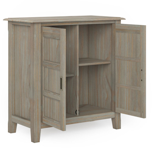 Burlington - Low Storage Cabinet - Distressed Gray
