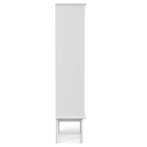 Draper - Mid Century Bookcase And Storage Unit - White