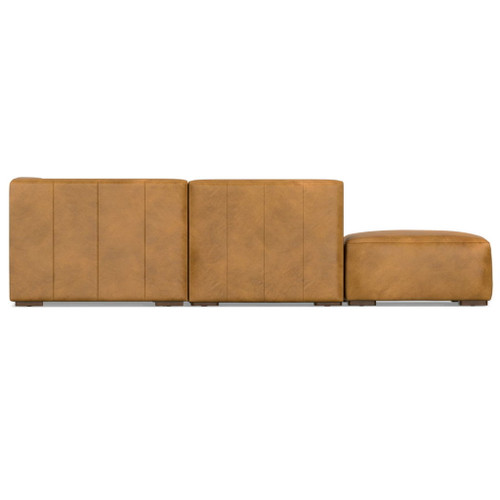Rex - Left Sectional Sofa And Ottoman - Sienna