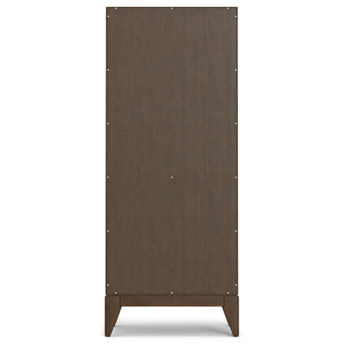Harper - 5 Shelf Bookcase - Walnut Brown